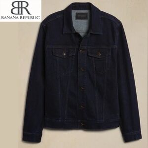Banana Republic Men’s Dark Rinse Denim Jacket | Size: M | Color: Dark Navy
